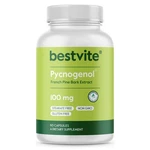 Pycnogenol 100MG (60 Capsules) French Maritime Pine Bark Extract-gluten Free. Fixed Price $43.99.