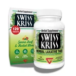 Swiss Kriss Herbal Laxative Gentle Natural Constipation Relief Tablets 120 Count. Fixed Price $16.99.