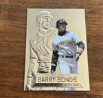 Barry Bonds 1997 Topps Stadium Club Pure Gold #PG4 San Francisco Giants. Fixed Price $20.00.