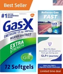 Gas Relief Softgels Fast Bloating Discomfort 72 Count. Fixed Price $30.93.