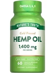 Nature's Truth Hemp Oil Softgels 1400MG 60 Count (pack 1). Fixed Price $14.75.
