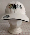 Alpha Ecological Pest Control Cap Hat White Size S/m Embroidered Frog Leaf. Fixed Price $28.00.