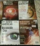 Scientific American 1992 2013 -21 Years Of Magazines! -price Per Issue.. Fixed Price $12.28.