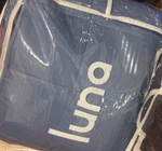 Luna Adult Weighted Blanket King Size- 30 Lbs 80X87 Grey Blue. Fixed Price $100.00.