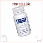 Pure Encapsulations Zinc 15 Mg - Picolinate Supplement For Immune System. Fixed Price $19.12.