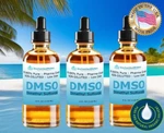 Dmso Non-diluted 99.99% Pure Dimethyl Sulfoxide Low Odor Pharma Grade 4OZ(3PACK). Fixed Price $27.98.