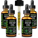 4 Pack Best Hemp Oil Drops For Pain Relief Stress Sleep Pure Organic 28,000MG Ve. Fixed Price $34.71.