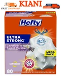 Hefty Ultra Strong Tall Kitchen Trash Bags, Lavender & Sweet Vanilla SCENT,80 Pk. Fixed Price $21.99.