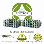Charak Addyzoa 10 Strips (200 Capsules) Herbal Reproductive Wellness. Fixed Price $45.51.