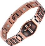 Jecanori Pure Copper Bracelet For Men, Ultra Strength Magnetic Cross. Fixed Price $28.88.
