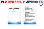 Vertigoheel Homeopathic Tablets 50 Dizziness Support. Fixed Price $24.99.