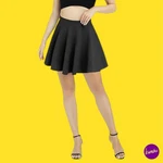 Urban Coco Women's Skater Skirt Stretch Flared Mini, Black, Uk Eu 42 Us 12. Fixed Price $17.66.