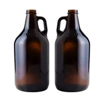 Fastrack 64OZ Amber Glass Growlers With Polyseal Caps (2 Pack) Half Gallon (1/. Fixed Price $25.57.