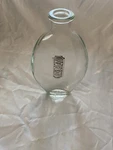 Vintage Clear Glass Perfume Bottle With Silver Rose Plaque Marked An 1G 145. Fixed Price $60.00.