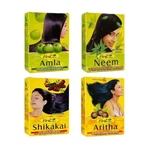 Hesh Herbal Amla, Neem, Shikakai, Aritha Powder Combo 100 Gm Each. Fixed Price $14.49.