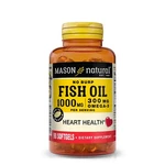 Mason Natural No Burp Fish Oil 1000 Mg OMEGA-3 300 Healthy Heart, 90 Softgels. Fixed Price $12.49.