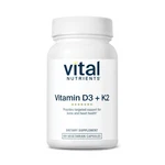 Vital Nutrients Vitamin D3 + K2 2000 Iu 60 Count (pack Of 1), White. Fixed Price $55.99.