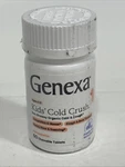 Genexa Kids Cold Crush 60 Chewable Tablets Organic Non-drowsy Exp 10/28 Age 4-11. Fixed Price $17.89.