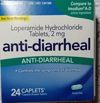 Kirkland Anti-diarrheal Hci 2MG 24 Caplets By Costco. (exp:march) 2027). Fixed Price $5.50.