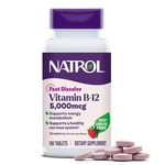 Natrol Vitamin B-12 5000MCG, Dietary Supplement. Fixed Price $22.99.