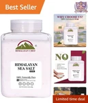 100% Natural Fine Grain Sea Salt - 5 Lbs Jar For Cooking And Baking Perfection. Fixed Price $23.99.