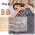 Zonli 60 X 80 Inch 100% Cotton Weighted Blanket - Gray 20LBS. Fixed Price $85.99.