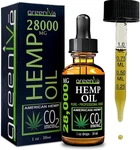 Hemp Drops 28,000MG Organically Grown Oil Vegan Omegas Natural Potent. Fixed Price $13.86.