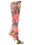 Celeste Stein Therapeutic Compression Socks, 0.6 Ounce, Leopard And Roses. Fixed Price $19.90.