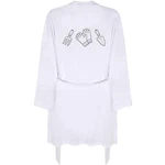 Small 'gardening Tools Outline' Adult Dressing Robe / Gown (RO00135821). Fixed Price $40.20.