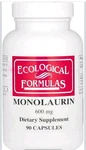 Ecological Formulas Monolaurin 600 Mg - 90 Capsules. Fixed Price $23.10.