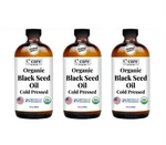Care Black Seed Oil Organic Cold Pressed Unrefined Glass Bottle 8 Fl Oz 3 Pack. Fixed Price $40.49.