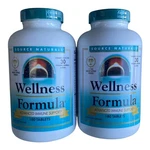 2X Source Naturals Wellness Formula, 180 Count Immune System Support Exp 2/29+. Fixed Price $45.99.