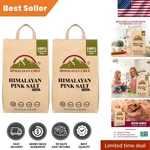 Himalayan Pink Salt Coarse Grain, 5 Lbs Bags - Pack Of 2 For Gourmet Cooking. Fixed Price $43.99.