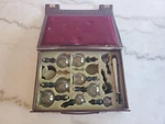 Vintage Medical Cupping Therapy Set Case Missing Couple Glass Bulbs. Fixed Price $110.40.