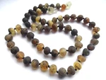 Natural Raw Amber Necklace Unpolished Baltic Beads 20''. Fixed Price $37.95.