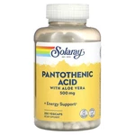 X Solaray, Pantothenic Acid With Aloe Vera, 500 Mg, 250 Vegcaps. Fixed Price $106.89.