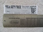 1899 Original Ad - Free Tea Set Sell Belle Baking Powder (the Pure Food Co.). Fixed Price $8.00.