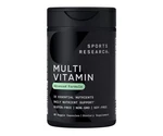 Sports Research Multivitamin Advanced Formula 60 Veggie Capsules Gluten-free. Fixed Price $31.00.
