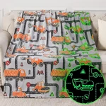 Glow The Dark Gaming Blanket Soft Plush Gifts Men Boys Teens Christmas New. Fixed Price $21.23.