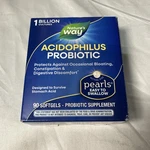 Natures Way Acidophilus Probiotic Supplement 90 Soft-gel Pearls 06/2026. Fixed Price $11.99.
