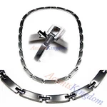 Accents Kingdom Men's Premium Magnetic Power Titanium Golf Necklace T2. Fixed Price $99.99.