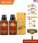 2X30ML Ginger Oil For Body Massage - Lymphatic Drainage & Pain Alleviation. Fixed Price $17.99.