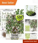 Heirloom Thyme Seeds For Planting Non-gmo Culinary Herb, 1 Pack Fresh Growth. Fixed Price $8.44.