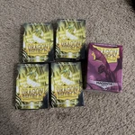 Lot 5 New Dragon Shield Matte Deck Sleeves Protectors. Fixed Price $39.99.