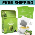 100 Pack Soursop Leaves Tea Bags Herbal Guanabana Graviola Annona Muricata, New!. Fixed Price $17.95.