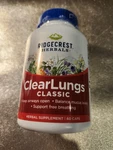 Ridgecrest Clearlungs Classic 60 Capsules Exp. 01/2028 New & Sealed. Fixed Price $23.00.