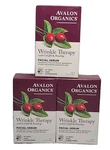 3X Avalon Organics Wrinkle Therapy Facial Serum -COQ10 & Rosehip- 0.55 Oz /16 Ml. Fixed Price $32.95.