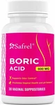 Safrel Boric Acid Vaginal Suppositories - 100% Pure Made Usa. Fixed Price $19.99.