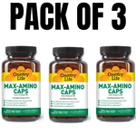 Country Life Maxi Amino 180 Vegetarian Capsules (pack Of 3). Fixed Price $86.00.