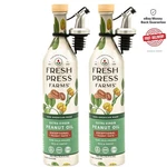 Rich Flavor Cold Pressed Peanut Oil, 16.4 Oz X2, American Made & Gluten Free. Fixed Price $39.99.